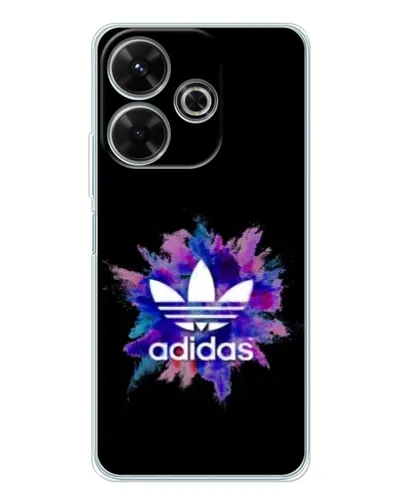 Чохол для Xiaomi Redmi 13 з картинкою «Вибух фарб Adidas»
