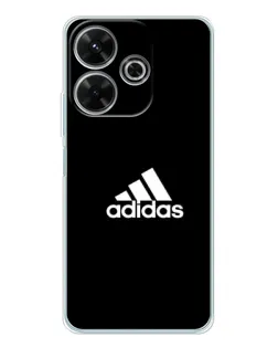 Чохол для Xiaomi Redmi 13 з картинкою «Чорна класика Adidas»