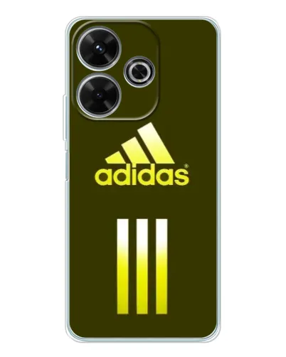 Чохол для Xiaomi Redmi 13 з картинкою «Оливковий градієнт Adidas»