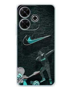 Чохол для Xiaomi Redmi 13 з картинкою «Спортивний арт Nike»