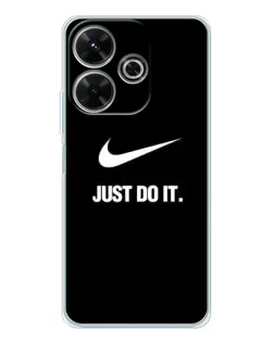 Чохол для Xiaomi Redmi 13 з картинкою «Класичний принт Nike»