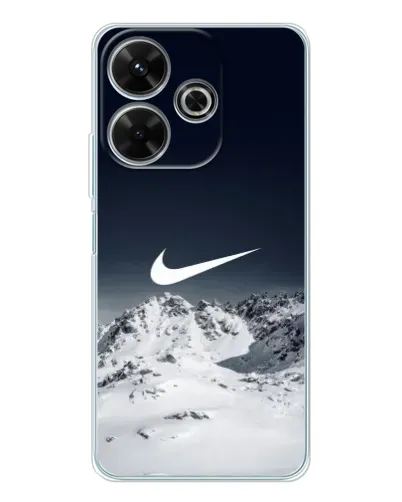 Чохол для Xiaomi Redmi 13 з картинкою «Nike — зимові гори»
