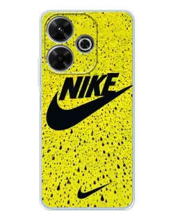 Чохол для Xiaomi Redmi 13 з картинкою «Жовтий текстурний Nike»