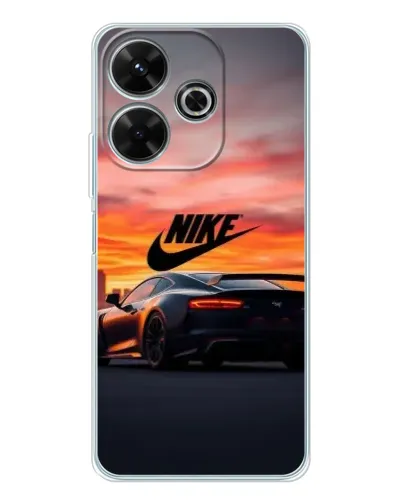 Чохол для Xiaomi Redmi 13 з картинкою «Nike та суперкар»