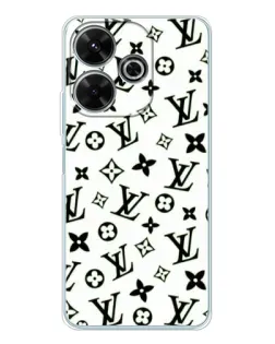 Чохол для Xiaomi Redmi 13 з картинкою «Монохромний хаос LV»