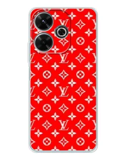 Чохол для Xiaomi Redmi 13 з картинкою «Яскравий паттерн LV»