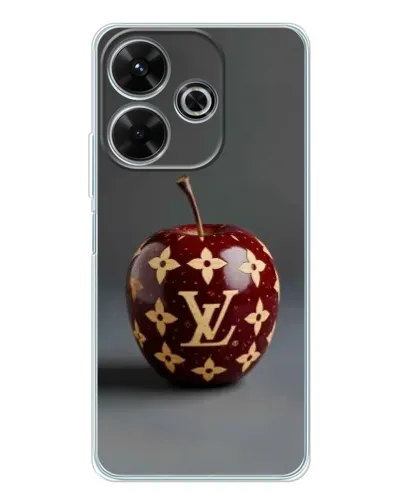 Чохол для Xiaomi Redmi 13 з картинкою «Червоне яблуко LV»