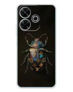 Чохол для Xiaomi Redmi 13 з картинкою «LV — мармуровий принт»