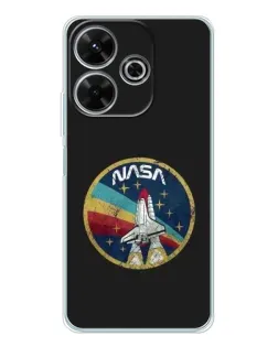 Чохол для Xiaomi Redmi 13 з картинкою «NASA — емблема місії»