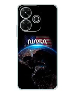 Чохол для Xiaomi Redmi 13 з картинкою «Земля з космосу NASA»