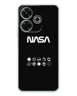 Чохол для Xiaomi Redmi 13 з картинкою «NASA — технічний принт»