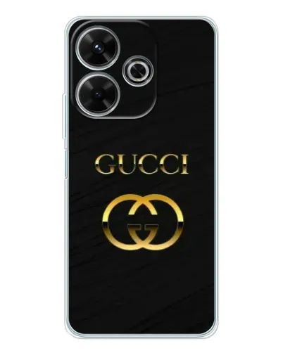 Чехол для Xiaomi Redmi 13 с картинкой «Золотой логотип Gucci» Чехол для Xiaomi Redmi 13 с картинкой «Золотой логотип Gucci»