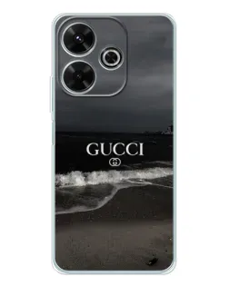 Чехол для Xiaomi Redmi 13 с картинкой «Gucci — морской прибой»