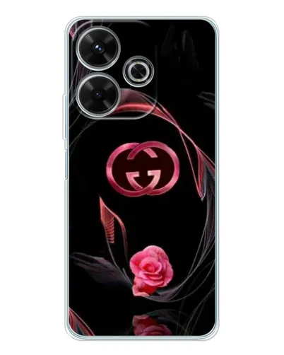 Чехол для Xiaomi Redmi 13 с картинкой «Gucci — неоновая роза» Чехол для Xiaomi Redmi 13 с картинкой «Gucci — неоновая роза»