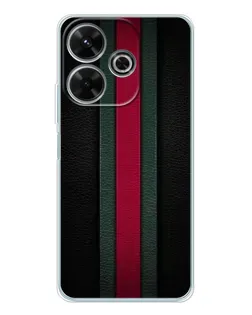 Чехол для Xiaomi Redmi 13 с картинкой «Gucci — неоновая линия»