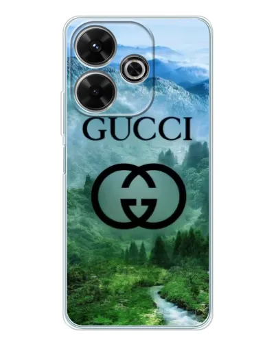 Чехол для Xiaomi Redmi 13 с картинкой «Gucci — горный пейзаж» Чехол для Xiaomi Redmi 13 с картинкой «Gucci — горный пейзаж»