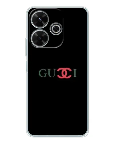 Чехол для Xiaomi Redmi 13 с картинкой «Gucci — красный градиент» Чехол для Xiaomi Redmi 13 с картинкой «Gucci — красный градиент»
