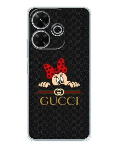 Чехол для Xiaomi Redmi 13 с картинкой «Минни Маус Gucci — черный» Чехол для Xiaomi Redmi 13 с картинкой «Минни Маус Gucci — черный»