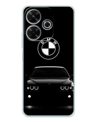 Чехол для Xiaomi Redmi 13 с картинкой «BMW — взгляд из темноты»