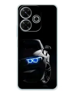 Чохол для Xiaomi Redmi 13 з картинкою «BMW — нічний погляд» Чохол для Xiaomi Redmi 13 з картинкою «BMW — нічний погляд»