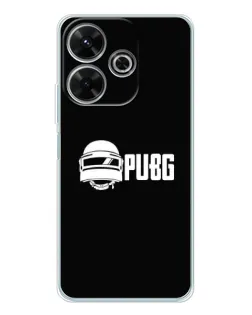 Чехол для Xiaomi Redmi 13 с картинкой «PUBG — классический лого»