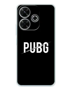 Чехол для Xiaomi Redmi 13 с картинкой «PUBG — белый логотип»