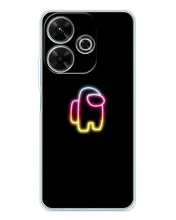 Чохол для Xiaomi Redmi 13 з картинкою «Among Us градієнт»