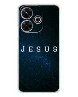 Чехол для Xiaomi Redmi 13 с картинкой «Звездное небо Jesus»