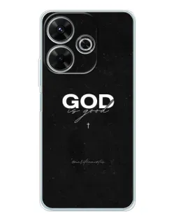 Чехол для Xiaomi Redmi 13 с картинкой «GOD — Бог над всем»