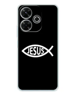 Чехол для Xiaomi Redmi 13 с картинкой «Классический Jesus»