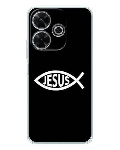Чехол для Xiaomi Redmi 13 с картинкой «Классический Jesus»