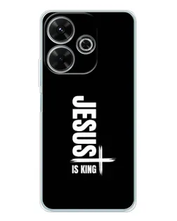 Чехол для Xiaomi Redmi 13 с картинкой «Вертикаль веры Jesus»