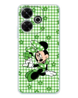 Чохол для Xiaomi Redmi 13 з картинкою «Mickey в клітинку»