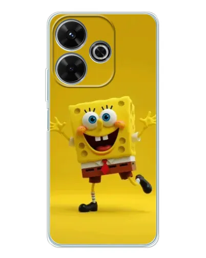 Чохол для Xiaomi Redmi 13 з картинкою «Позитивний Губка Боб»