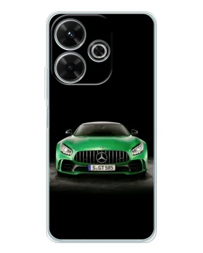 Чохол для Xiaomi Redmi 13 з картинкою «Mercedes — неоновий лого» Чохол для Xiaomi Redmi 13 з картинкою «Mercedes — неоновий лого»