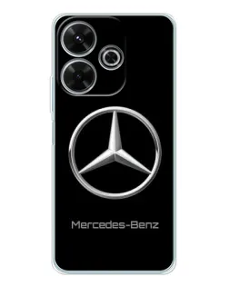 Чохол для Xiaomi Redmi 13 з картинкою «Mercedes Silver Logo»