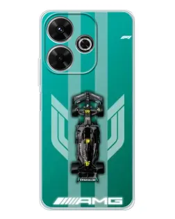 Чохол для Xiaomi Redmi 13 з картинкою «Mercedes AMG Petronas»
