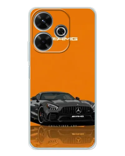 Чохол для Xiaomi Redmi 13 з картинкою «Помаранчевий Mercedes AMG» Чохол для Xiaomi Redmi 13 з картинкою «Помаранчевий Mercedes AMG»