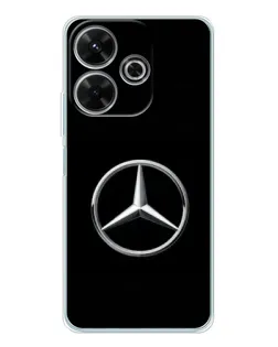 Чохол для Xiaomi Redmi 13 з картинкою «Mercedes класичний лого»