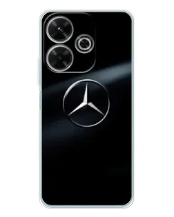 Чохол для Xiaomi Redmi 13 з картинкою «Mercedes на металі»