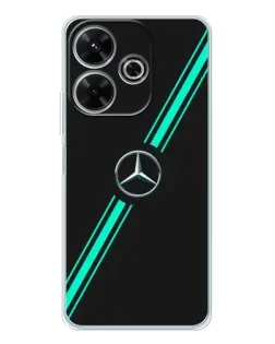 Чохол для Xiaomi Redmi 13 з картинкою «Спортивні лінії Mercedes»