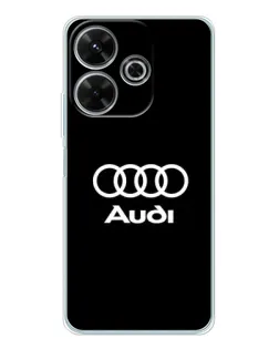 Чохол для Xiaomi Redmi 13 з картинкою «Класичне лого Audi»