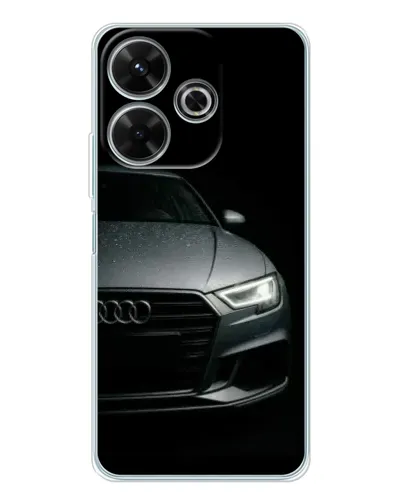 Чохол для Xiaomi Redmi 13 з картинкою «Audi — деталізація кузова»