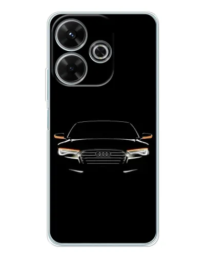 Чохол для Xiaomi Redmi 13 з картинкою «Audi — нічний контур»