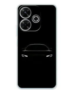 Чохол для Xiaomi Redmi 13 з картинкою «Погляд Audi у темряві»