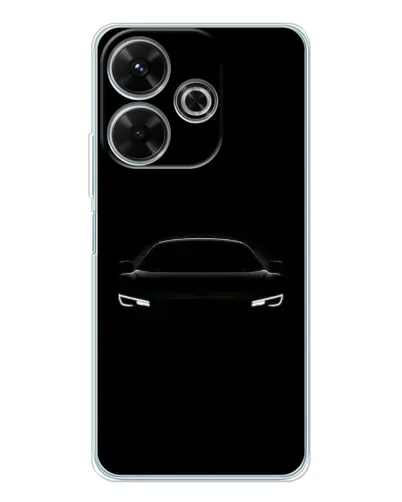 Чохол для Xiaomi Redmi 13 з картинкою «Погляд Audi у темряві»