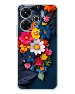 Чохол для Xiaomi Redmi 13 з картинкою «Квіткова феєрія»