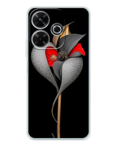 Чехол для Xiaomi Redmi 13 с картинкой «Серебряный фантазийный цветок» Чехол для Xiaomi Redmi 13 с картинкой «Серебряный фантазийный цветок»