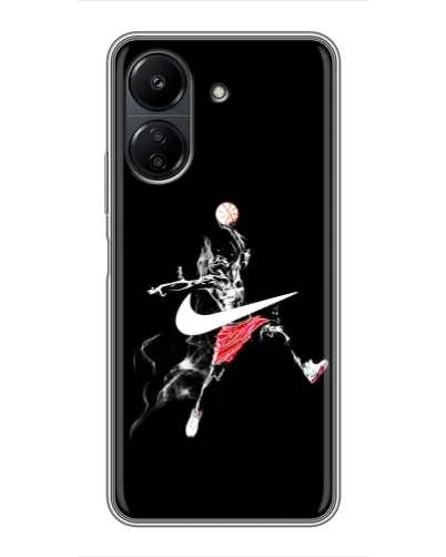 Чехол для Xiaomi Redmi 13C с картинкой «Jordan Jumpman» Чехол для Xiaomi Redmi 13C с картинкой «Jordan Jumpman»