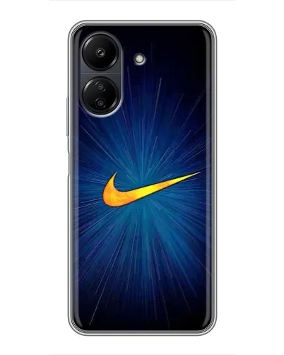 Чехол для Xiaomi Redmi 13C с картинкой «Синий пульс Nike» Чехол для Xiaomi Redmi 13C с картинкой «Синий пульс Nike»